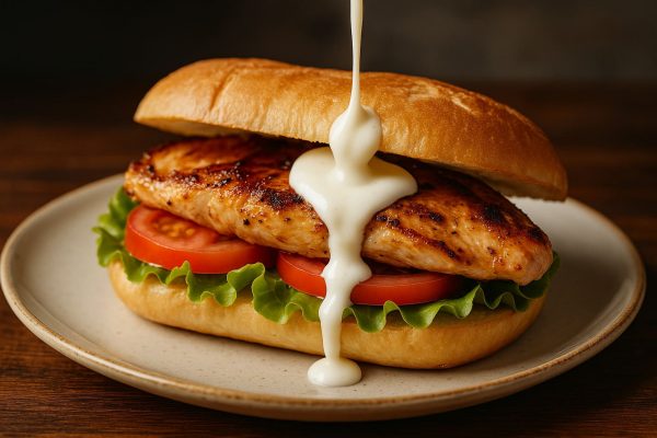 sandwich de pollo con alioli