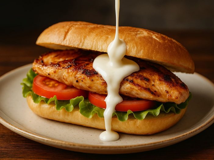 sandwich de pollo con alioli