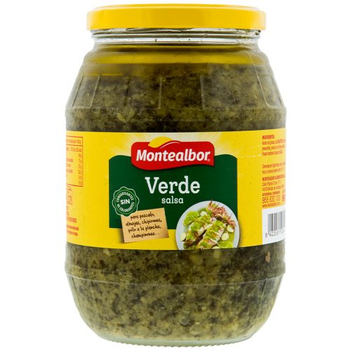 Salsa Verde Montealbor | barril 900 ml | Caja de 6 unidades